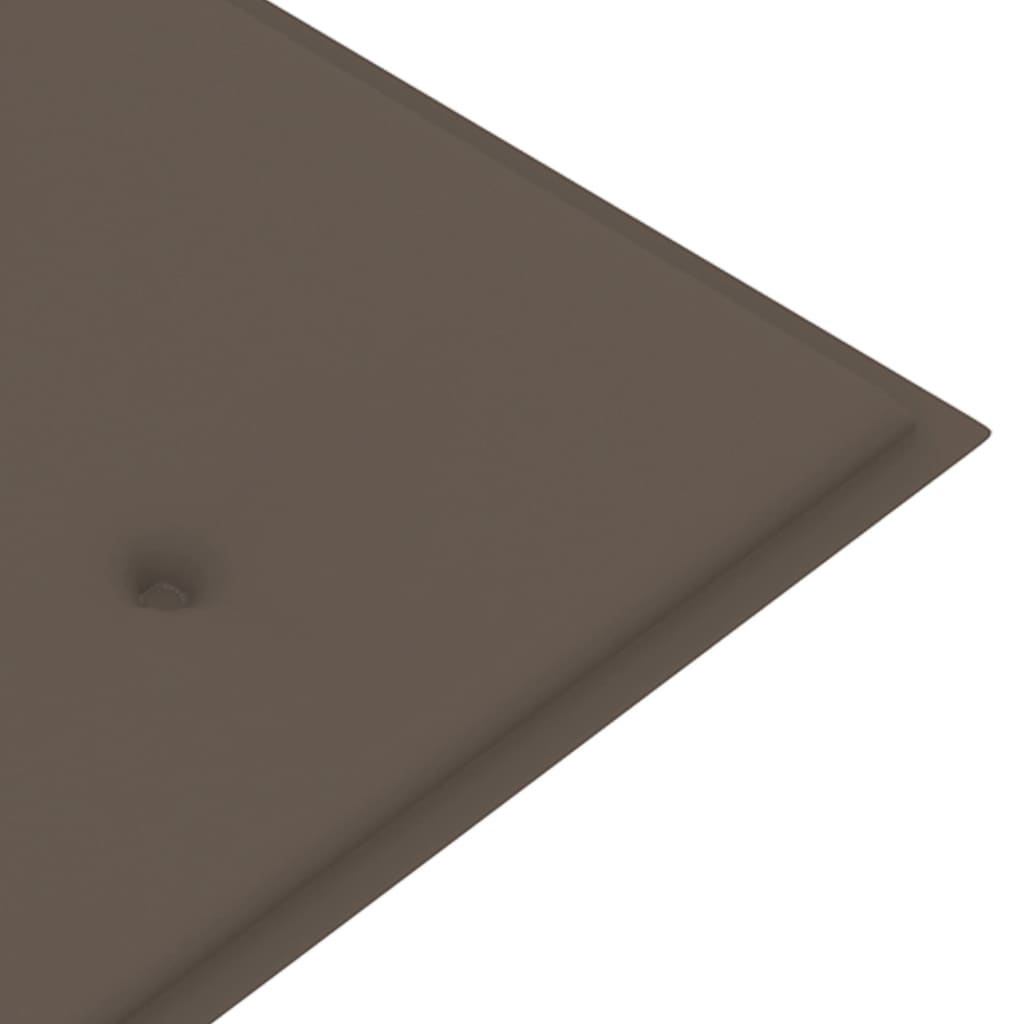 Gartenbank-Auflage Taupe 180x50x3 cm
