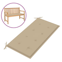 Thumbnail for Gartenbank-Auflage Beige 100x50x3 cm