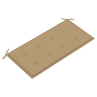 Thumbnail for Gartenbank-Auflage Beige 100x50x3 cm