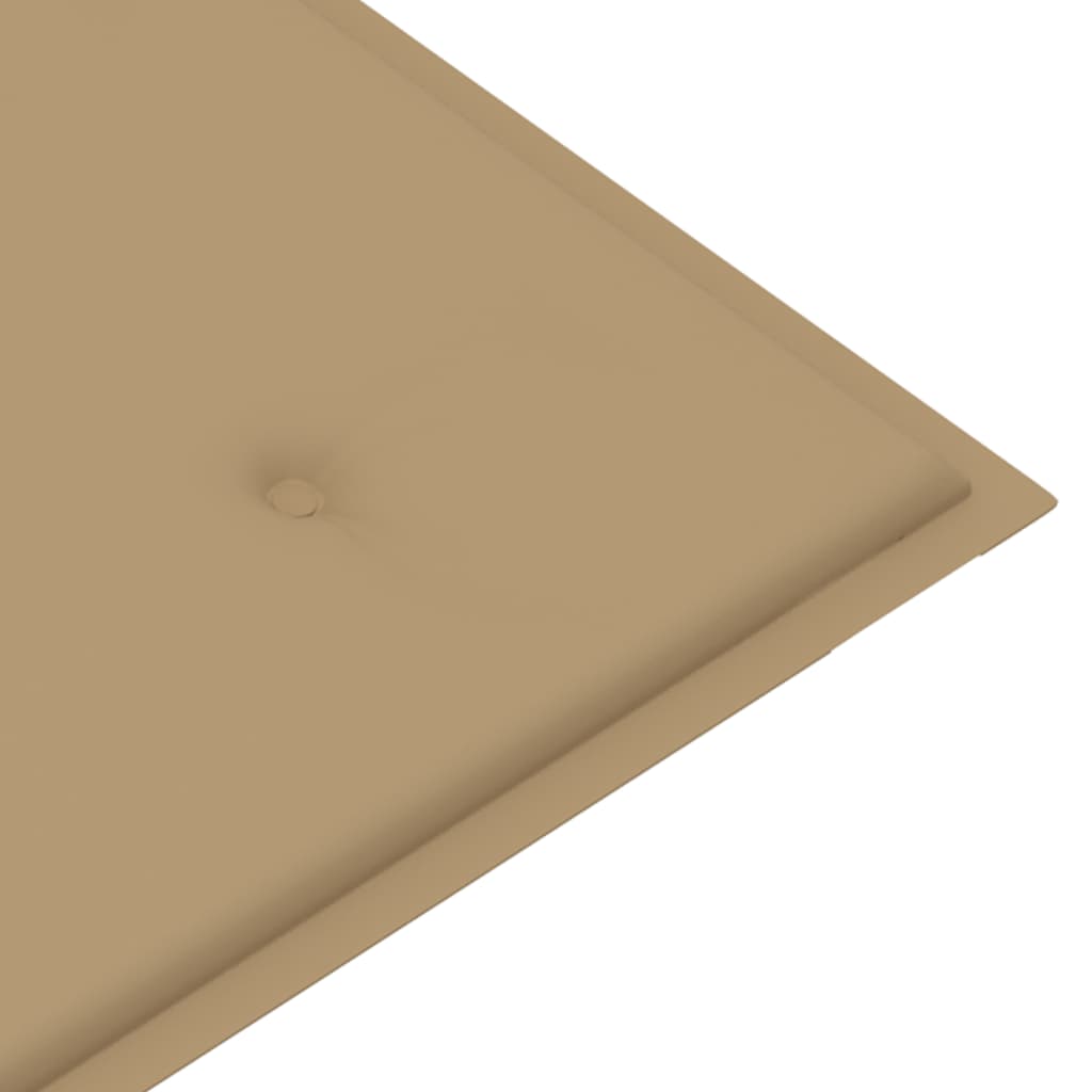 Gartenbank-Auflage Beige 100x50x3 cm
