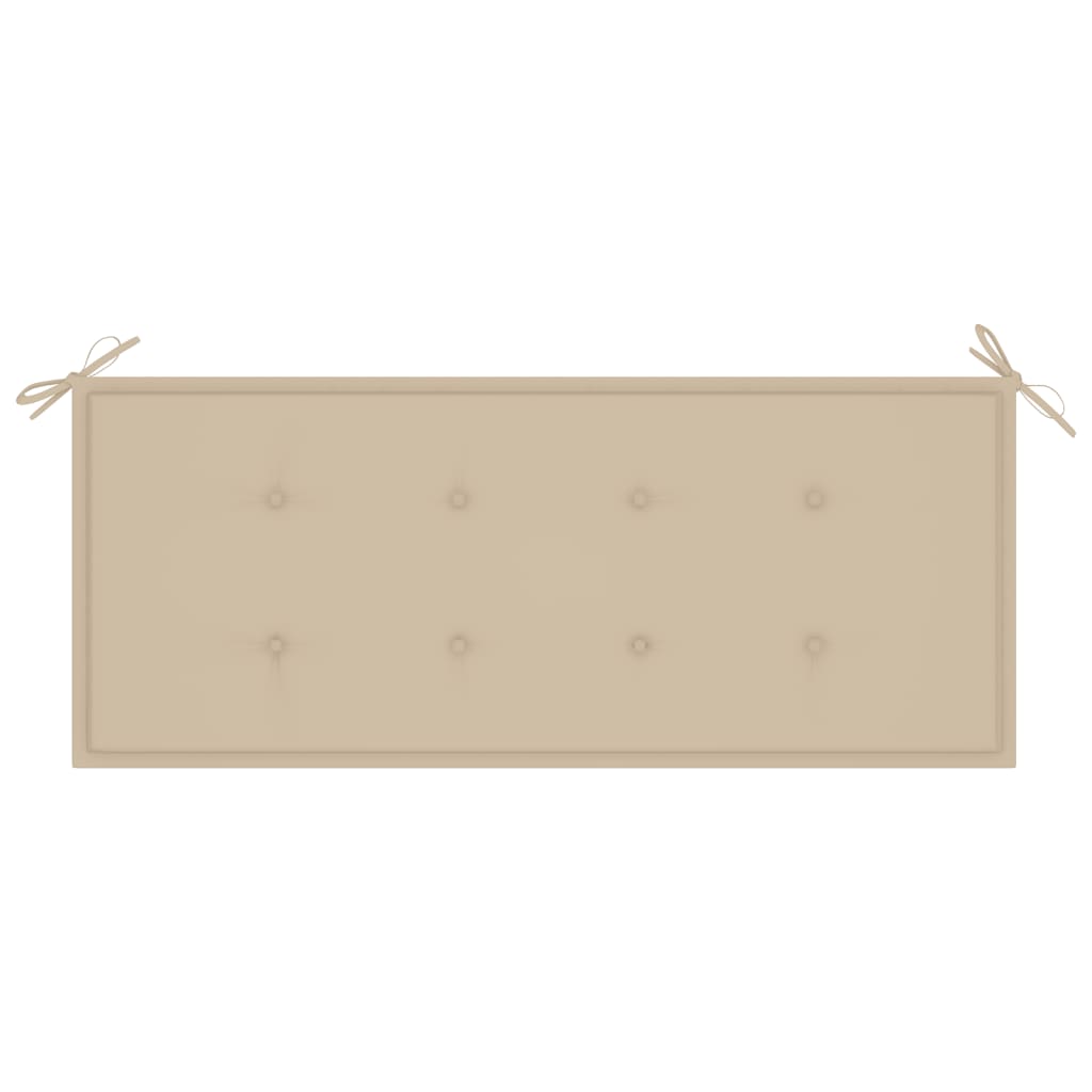 Gartenbank-Auflage Beige 120x50x3 cm