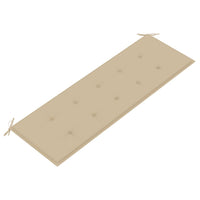 Thumbnail for Gartenbank-Auflage Beige 150x50x3 cm