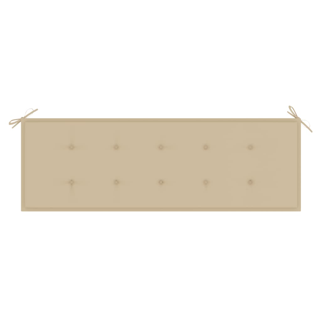 Gartenbank-Auflage Beige 150x50x3 cm
