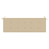 Thumbnail for Gartenbank-Auflage Beige 150x50x3 cm