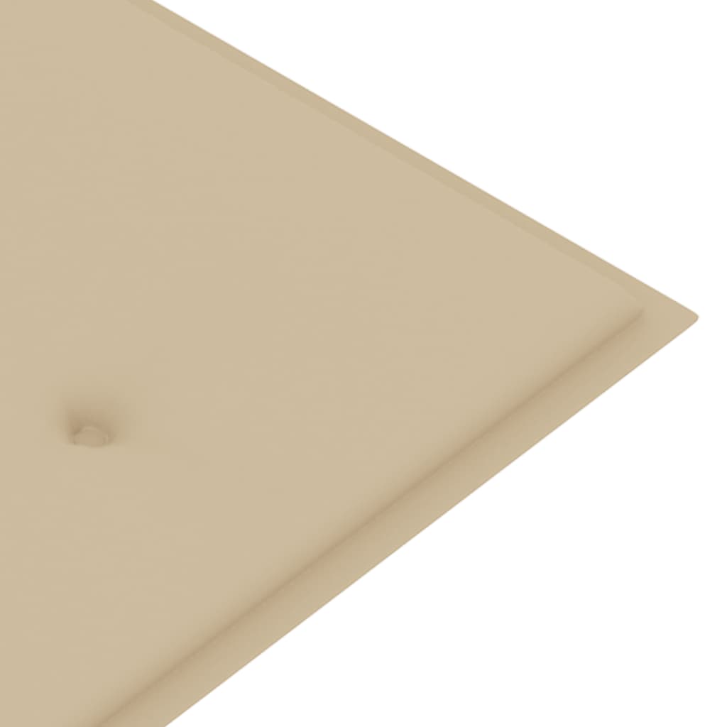Gartenbank-Auflage Beige 150x50x3 cm