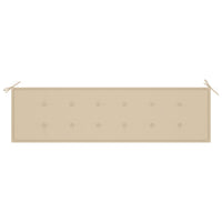 Thumbnail for Gartenbank-Auflage Beige 180x50x3 cm