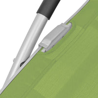 Thumbnail for Sonnenliege mit Auflage Aluminium und Textilene Grün