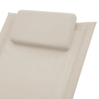 Thumbnail for Kinder-Sonnenliege Stahl Creme