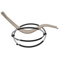 Thumbnail for Kinder-Sonnenliege Stahl Taupe