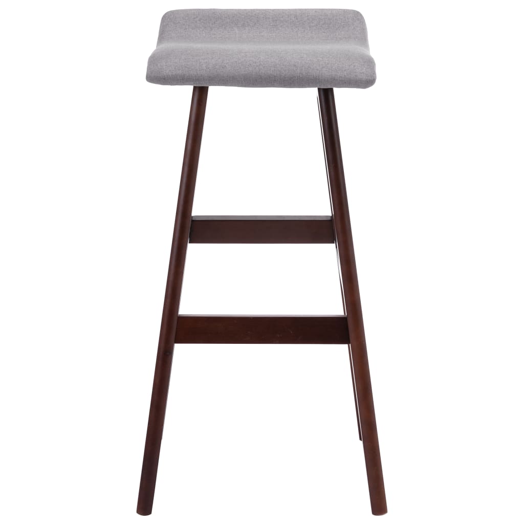Barhocker Taupe Stoff