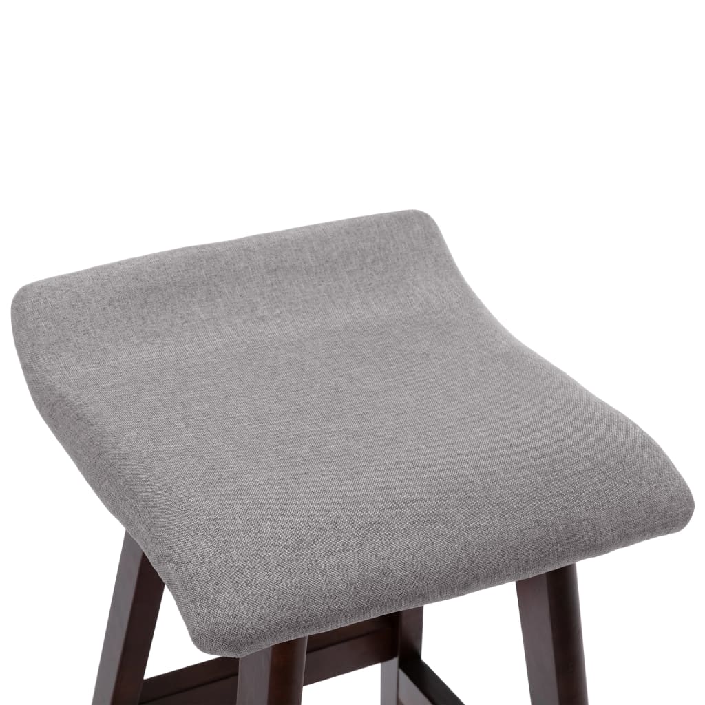 Barhocker Taupe Stoff