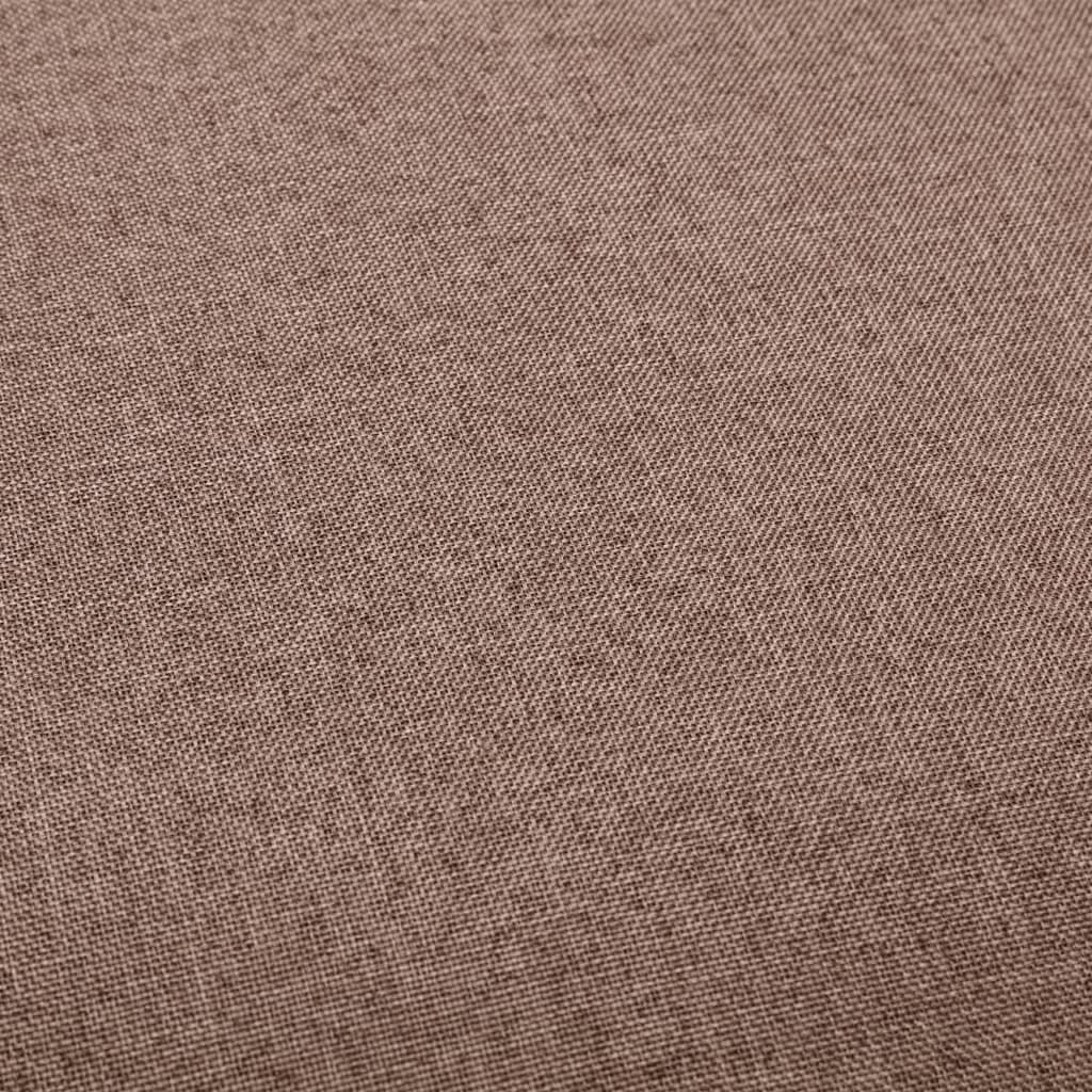 Barhocker 2 Stk. Taupe Stoff
