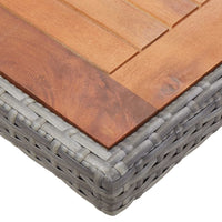 Thumbnail for 13-tlg. Garten-Essgruppe mit Kissen Poly Rattan Anthrazit