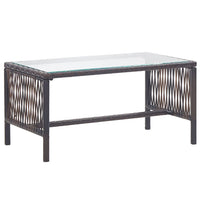 Thumbnail for 4-tlg. Garten-Lounge-Set mit Auflage Poly Rattan Braun