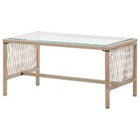 Thumbnail for 4-tlg. Garten-Lounge-Set mit Auflage Poly Rattan Beige