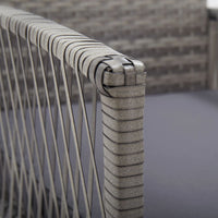 Thumbnail for Gartensessel mit Sitzkissen 2 Stk. Anthrazit Poly Rattan