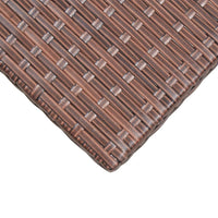 Thumbnail for Gartentisch Braun 110 x 60 x 67 cm Poly Rattan