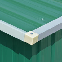 Thumbnail for Gerätehaus Grün 257x779x181 cm Verzinkter Stahl