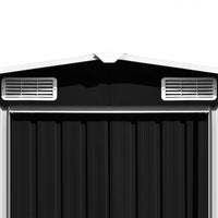 Thumbnail for Gerätehaus Anthrazit 257x779x181 cm Verzinkter Stahl