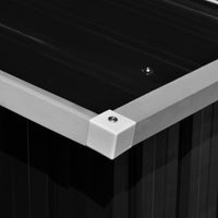 Thumbnail for Gerätehaus Anthrazit 257x990x181 cm Verzinkter Stahl