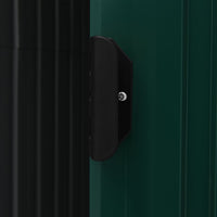 Thumbnail for Gartenhaus mit Regal Grün 205x130x183 cm Eisen