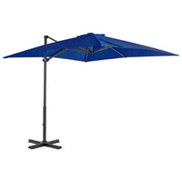 Thumbnail for Ampelschirm mit Aluminium-Mast Azurblau 250x250 cm