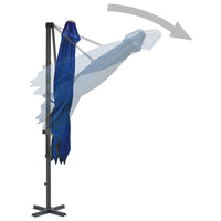 Thumbnail for Ampelschirm mit Aluminium-Mast Azurblau 250x250 cm