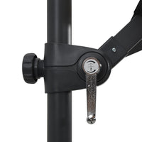 Thumbnail for Ampelschirm mit LED-Leuchten und Stahlmast 250 x 250 cm Schwarz