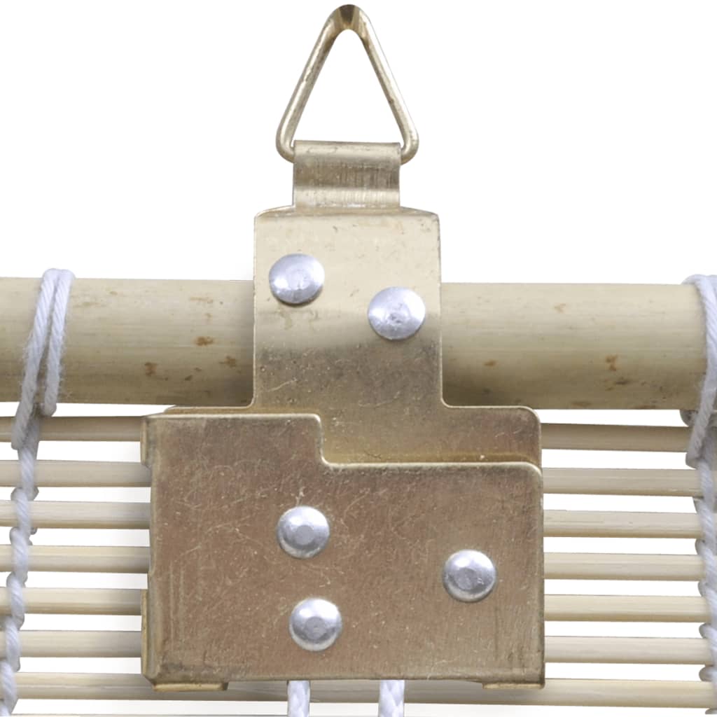 Rollos 2 Stk. Natürlicher Bambus 120 x 160 cm