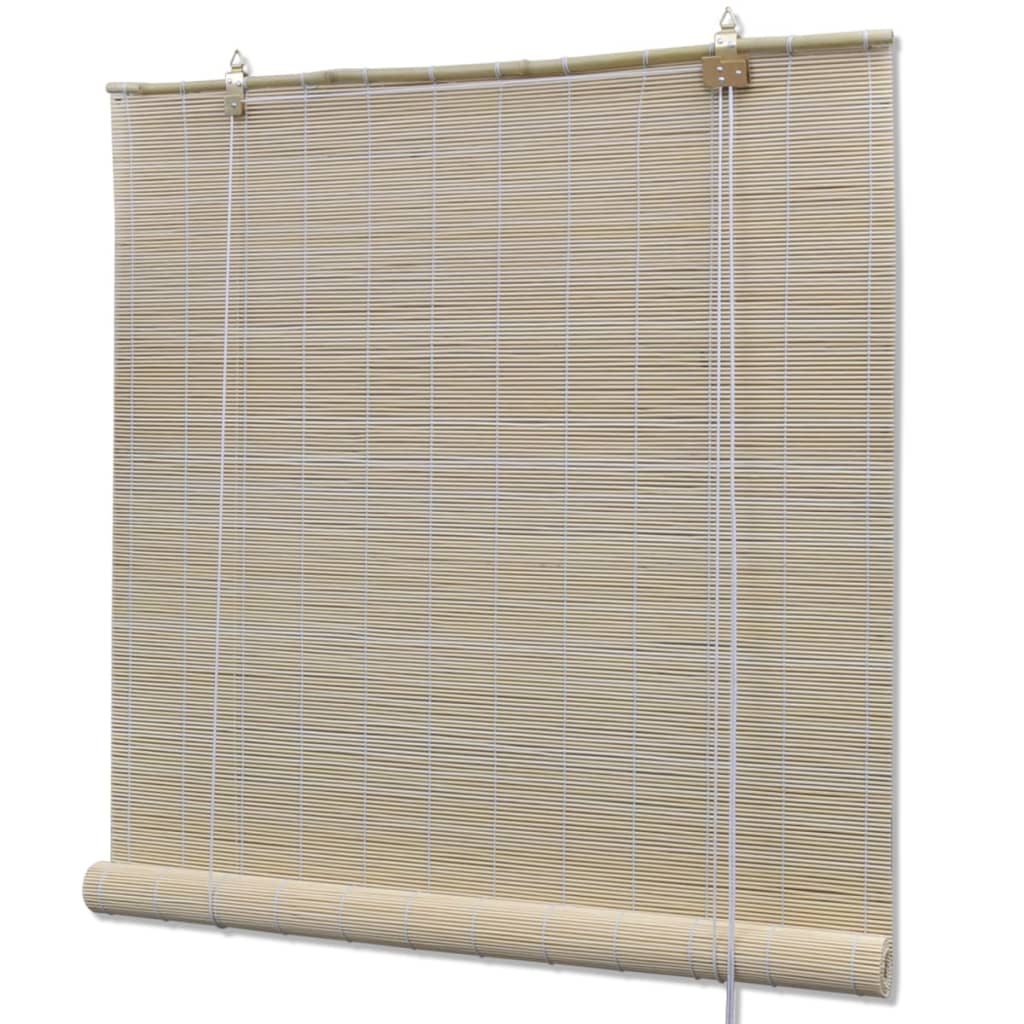 Rollos 4 Stk. Natürlicher Bambus 120 x 160 cm