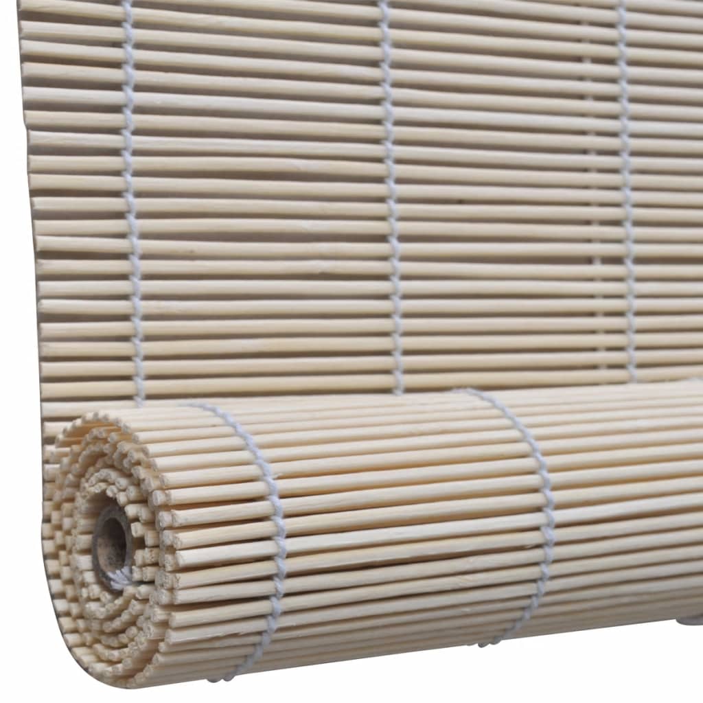 Rollos 4 Stk. Natürlicher Bambus 120 x 160 cm