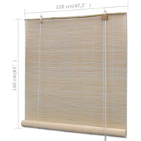 Thumbnail for Rollos 4 Stk. Natürlicher Bambus 120 x 160 cm