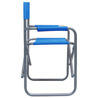 Thumbnail for Regiestühle 2 Stk. Stahl Blau