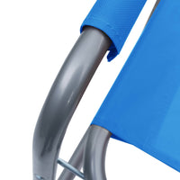 Thumbnail for Regiestühle 2 Stk. Stahl Blau