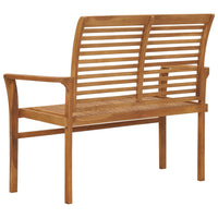 Thumbnail for Gartenbank 112 cm Massivholz Teak