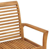 Thumbnail for Gartenbank 112 cm Massivholz Teak