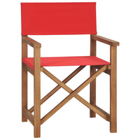 Thumbnail for Regiestuhl Massivholz Teak Rot