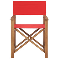 Thumbnail for Regiestuhl Massivholz Teak Rot
