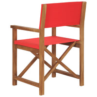 Thumbnail for Regiestuhl Massivholz Teak Rot