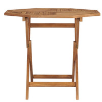 Thumbnail for Klappbarer Gartentisch 85x85x76 cm Teak Massivholz
