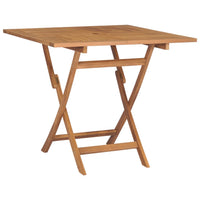 Thumbnail for Klappbarer Gartentisch 85x85x76 cm Teak Massivholz