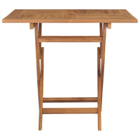 Thumbnail for Klappbarer Gartentisch 85x85x76 cm Teak Massivholz