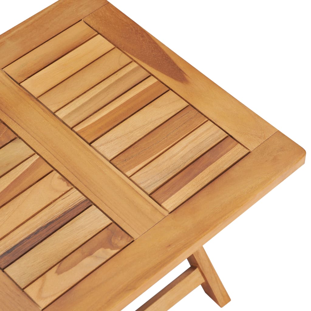 Sonnenliege mit Tisch Massivholz Teak