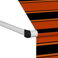 Thumbnail for Einziehbare Markise Handbetrieben 400 cm Orange und Braun