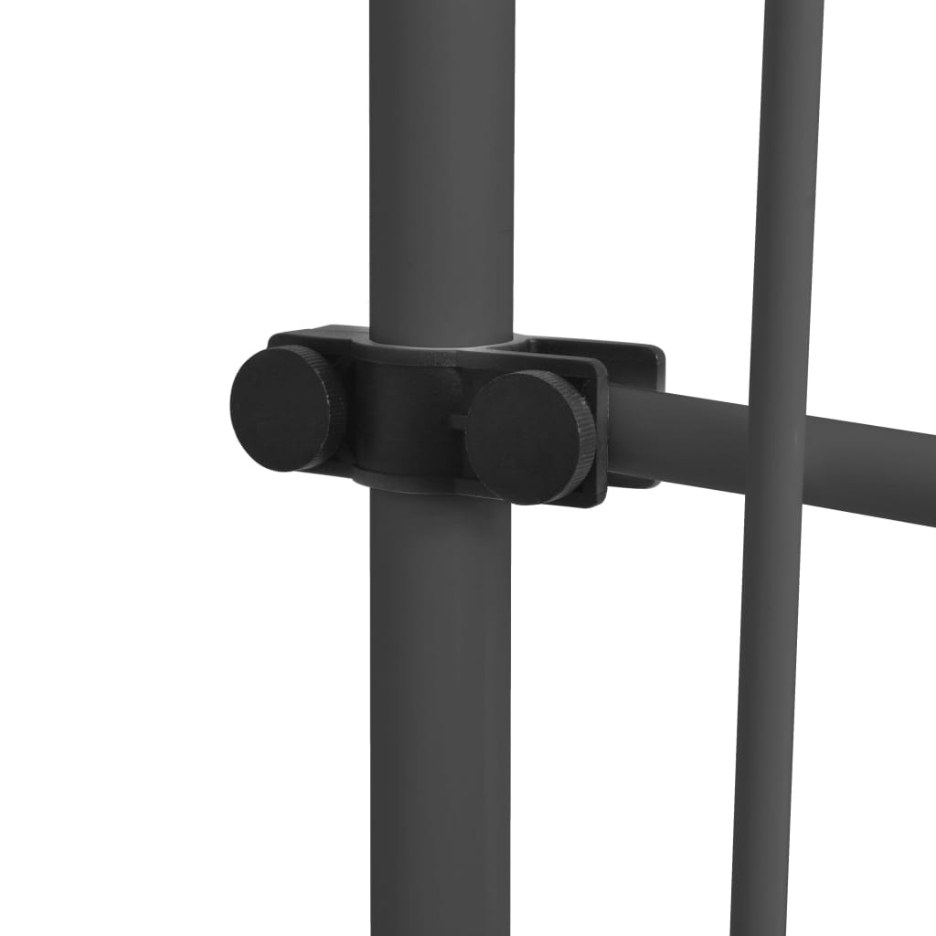 Einziehbare Markise Handbetrieben mit LED 100 cm Gelb Blau