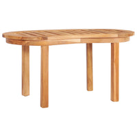 Thumbnail for Couchtisch 90×50×45 cm Teak Massivholz