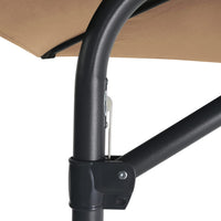 Thumbnail for Sonnenschirm mit Stahlmast 300 cm Taupe