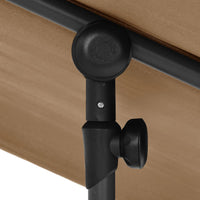 Thumbnail for Sonnenschirm mit Aluminium-Mast 180 x 130 cm Taupe