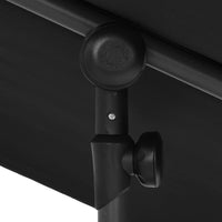 Thumbnail for Sonnenschirm mit Aluminium-Mast 180 x 130 cm Schwarz