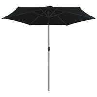 Thumbnail for Sonnenschirm mit Aluminium-Mast 270 x 246 cm Schwarz